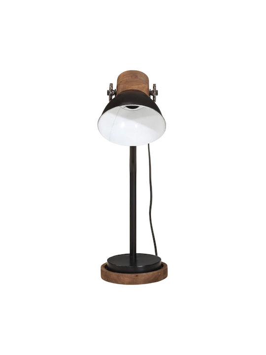 vidaXL Office Lamp for Socket E27 in Black Color
