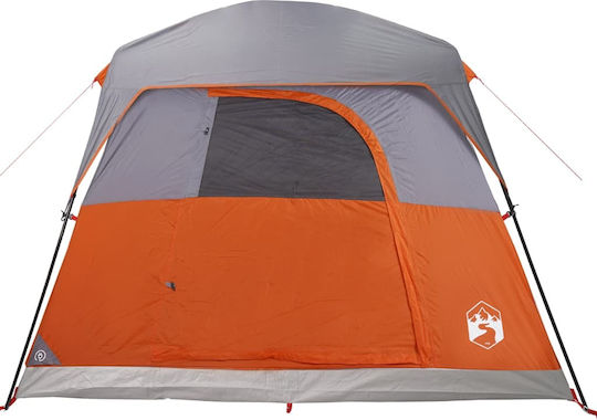 vidaXL Cort de Camping Portocaliu pentru 4 Persoane