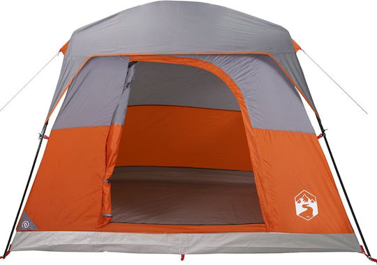 vidaXL Cort de Camping Portocaliu pentru 4 Persoane