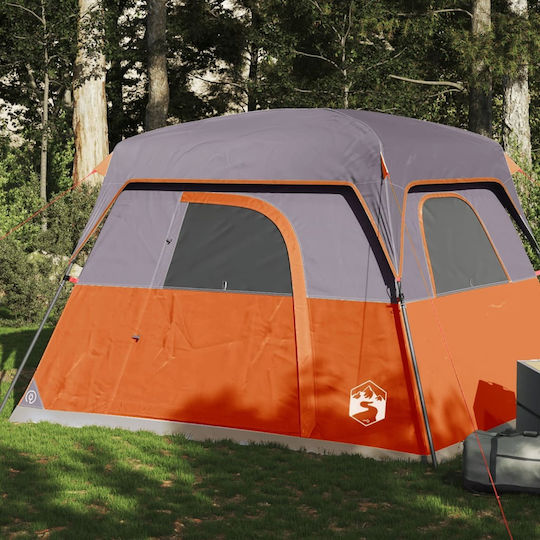 vidaXL Cort de Camping Portocaliu pentru 4 Persoane