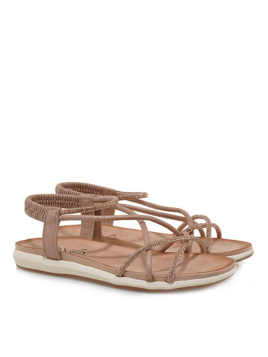 Exe Women's Flat Sandals in Pink Color