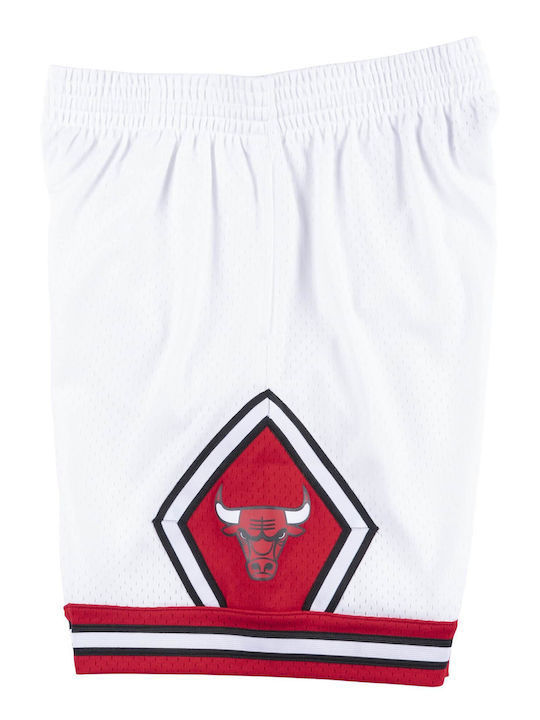 Mitchell & Ness Αθλητική Ανδρική Βερμούδα White