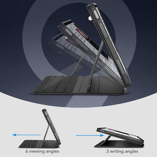 Fall Ipad Air 13 2024 ESR Shift Magnetischer Schwarze Tablet Hülle