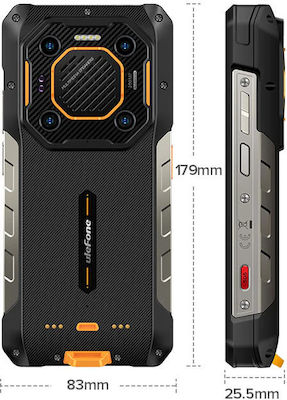 Ulefone Armor 26 Ultra Walkie-talkie 5G Dual SIM (12GB/512GB) Resistant Smartphone Black