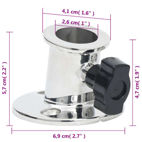 vidaXL Silber Farbe