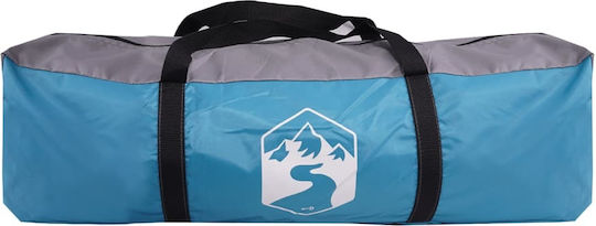vidaXL Cort Tip Teepee Culoare Albastru pentru 7 Persoane
