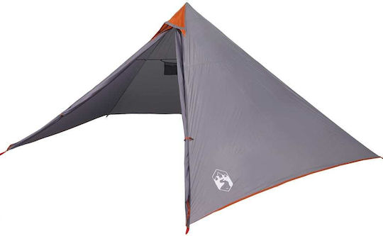 vidaXL Cort Tip Teepee Gri pentru 7 Persoane