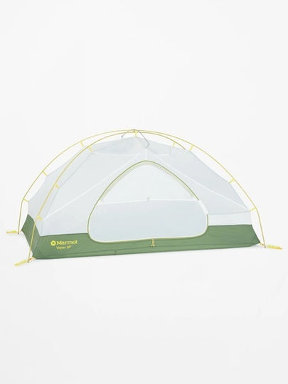 Marmot Vapor 2p Σκηνή Camping Igloo Πράσινη με Διπλό Πανί 4 Εποχών για 2 Άτομα