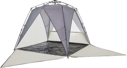 vidaXL Καλοκαιρινή Σκηνή Camping Γκρι για 4 Άτομα