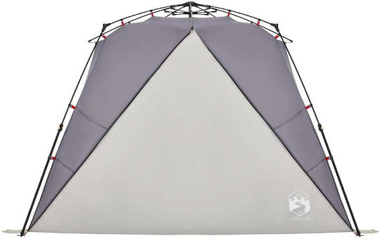vidaXL Καλοκαιρινή Σκηνή Camping Γκρι για 4 Άτομα