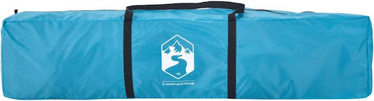 vidaXL Camping Tent Blue for 5 People 438x268x210cm