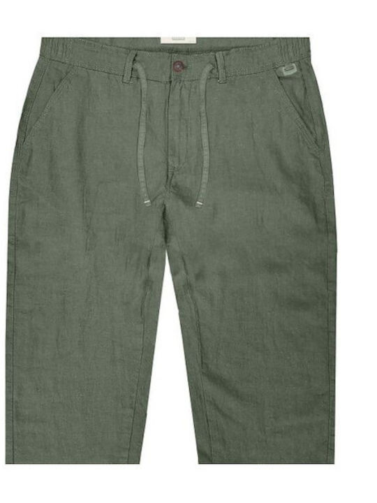 Rebase Men's Trousers in Relaxed Fit Haki