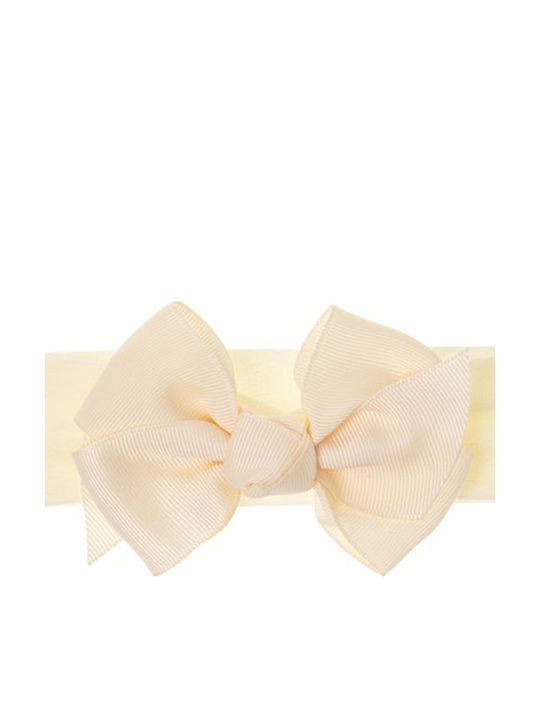 Siena Baby Headband in Beige Color