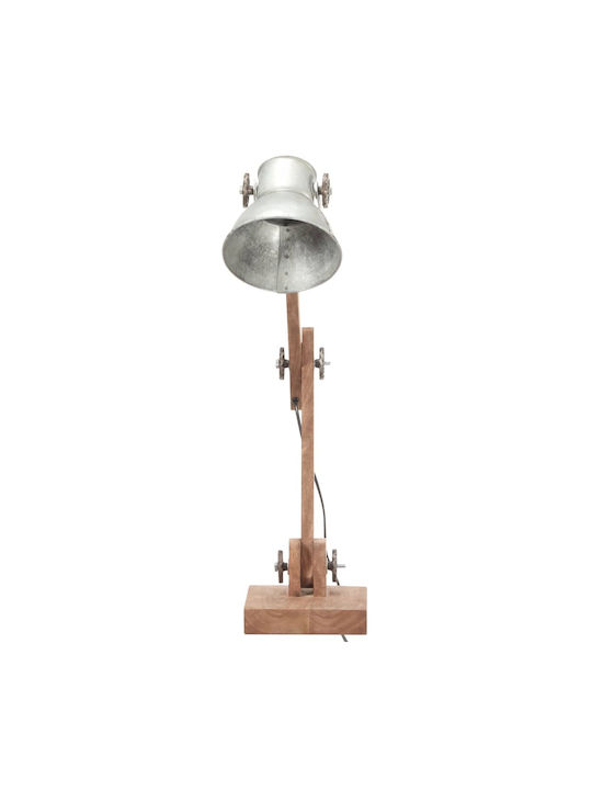 Vidaxl Industrielle Tischlampe 25 W Silber 58x18x90 cm E27 Silber