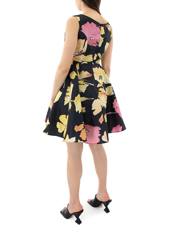 Summer Mini Dress for Wedding - Christening Black JB-24016-Black-Mix