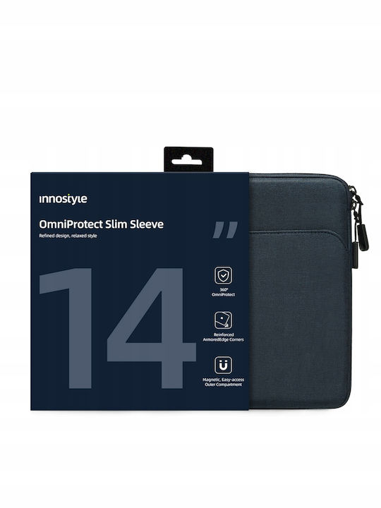 Innostyle Αδιάβροχη Θήκη για Laptop 14" σε Μπλε χρώμα S112MNB-14