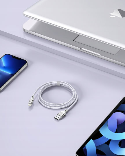 Innostyle USB-A to Lightning Cable Ασημί 2m (IAL150ALSLV)
