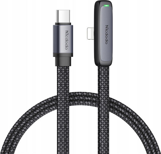 Mcdodo Flach USB-C zu Lightning Kabel 36W Schwarz 1m (CA-3350)