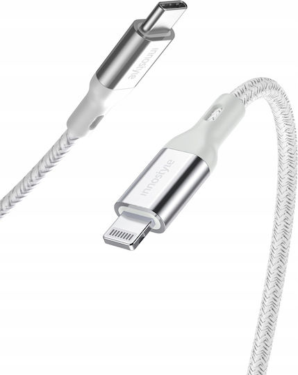 Innostyle USB-C to Lightning Cable Ασημί 2m (ICL150ALSLV)