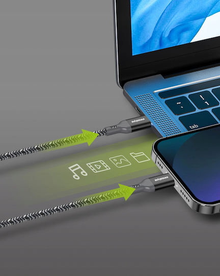 Innostyle Редовна USB-C към Lightning кабел Черен 2м (ICL150ALBLK)