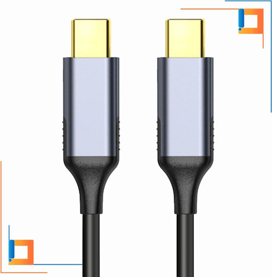 Cablu USB 2.0 USB-C Masculin - USB-C 100W Gri 1m CO2-0002