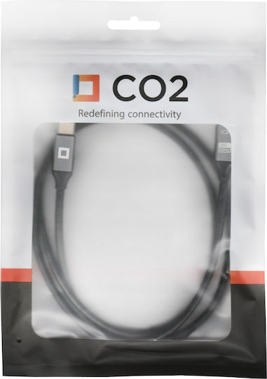 Cablu USB 2.0 USB-C Masculin - USB-C 100W Gri 2m CO2-0003