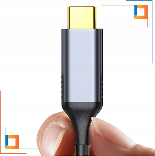 Cablu USB 2.0 USB-C Masculin - USB-C 100W Gri 1m CO2-0002