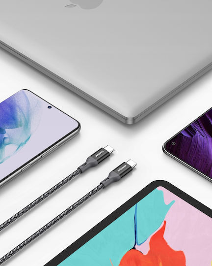 Innostyle USB 2.0 Cable USB-C male - USB-C 100W Μαύρο 2m ICC200ALBLK