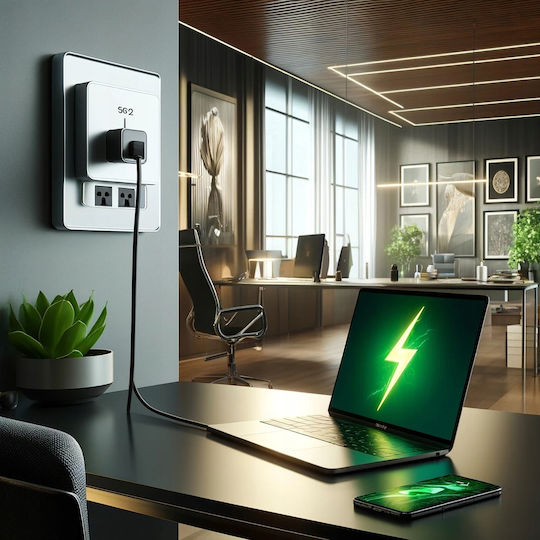 Cablu USB 2.0 USB-C Masculin - USB-C 100W Gri 3m CO2-0004