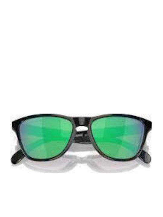 Oakley Frogskins Kinder-Sonnenbrillen mit Spiegel Gläsern Schwarz