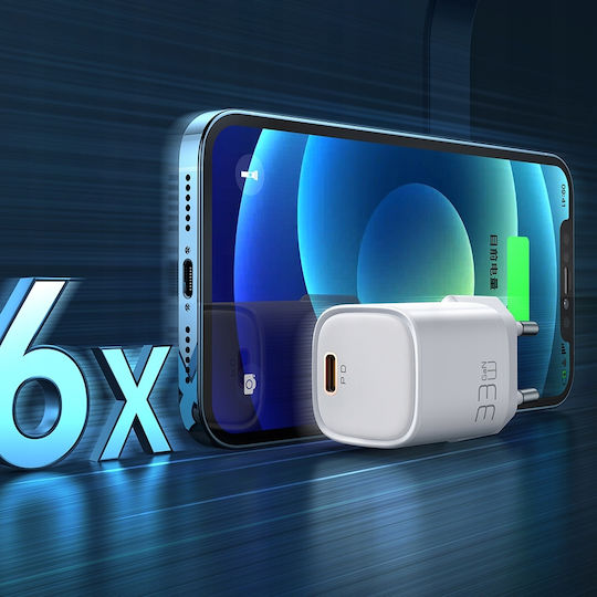 Mcdodo Încărcător Fără Cablu GaN cu Port USB-C 33W Livrarea energiei Albς (CH-0080)