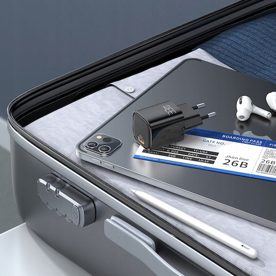 Mcdodo Φορτιστής Χωρίς Καλώδιο GaN με Θύρα USB-C 33W Power Delivery Μαύρος (CH-0081)