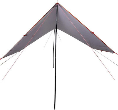 vidaXL Cort / Umbrelă de Plajă Gri 380x210cm