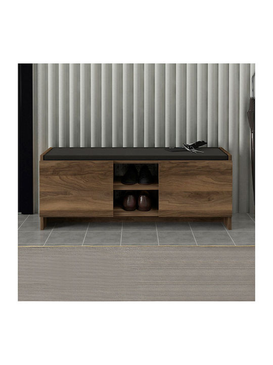 Verly Wooden Shoe Organizer Brown 110x33.2x43cm