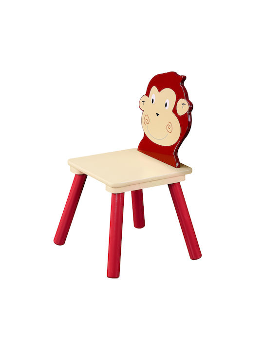 Children's Wooden Table 2 Chairs Set Learning Playing Drawing Feeding Animals