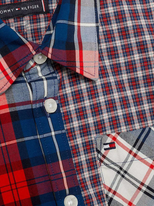 Kids Checked Shirt Long Sleeve Caro
