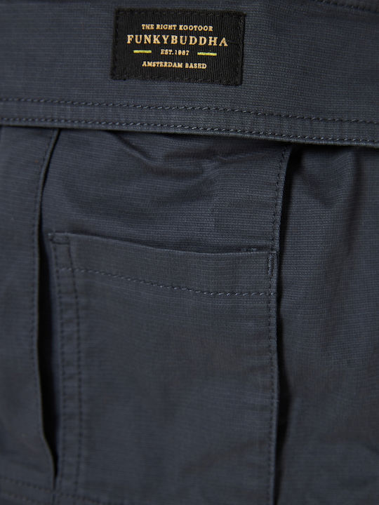 Trousers Cargo Elastic in Loose Fit Anthraki
