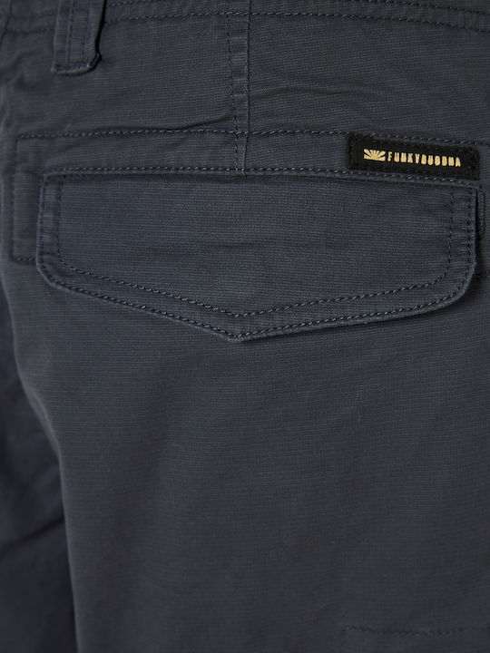 Trousers Cargo Elastic in Loose Fit Anthraki