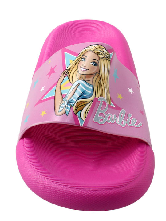 Kinder Badeschlappen Barbie Fuchsie