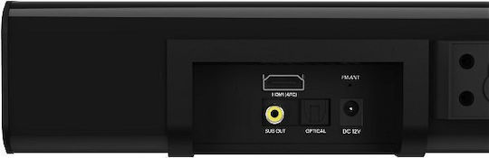 Majority Audio K2 Soundbar 2.1 Bluetooth και HDMI 150W με Τηλεχειριστήριο Μαύρο