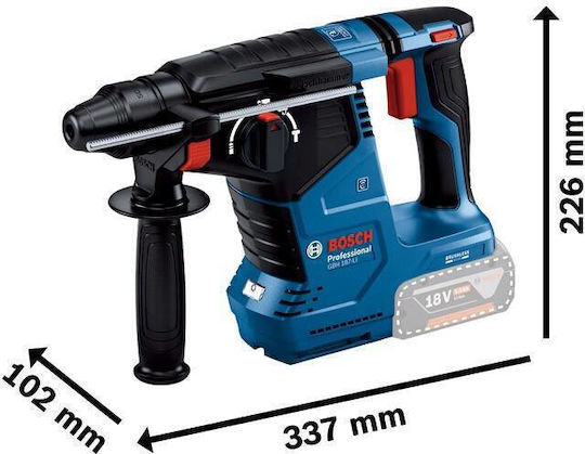 Bosch GBH 187-LI Κρουστικό Σκαπτικό Πιστολέτο Μπαταρίας 18V Solo με Υποδοχή SDS Plus 0611923020