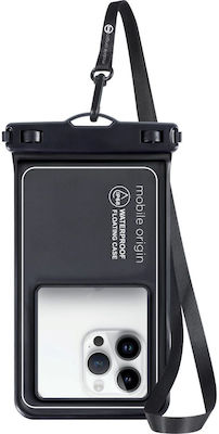 Mobile Origin Waterproof Case up to 6.5" Black DBL-BLK-WHT01