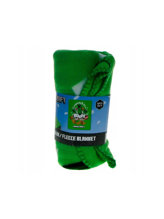 Minecraft Pătură Fleece Light Green 100x150cm