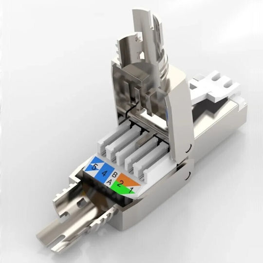 Ez-rj457stl Cat.7 Rj45 Θωρακισμένο Βύσμα