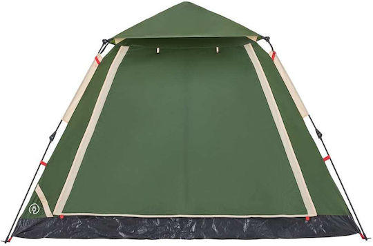 vidaXL Σκηνή Camping Πράσινη για 5 Άτομα 235x235x155εκ.