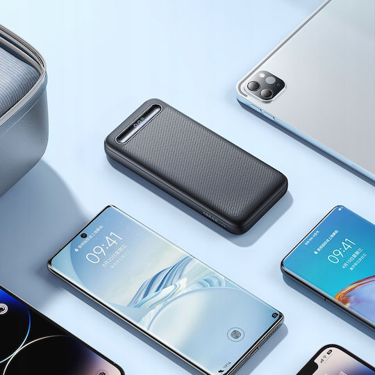 Mcdodo MC-3881 Power Bank 10000mAh 22.5W με 2 Θύρες USB-A και Θύρα USB-C Μαύρο