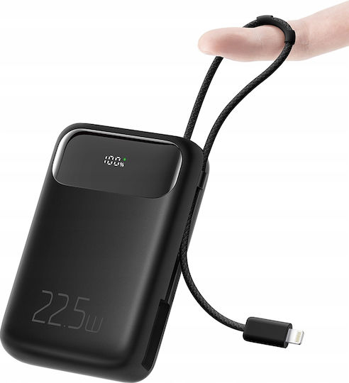 Mcdodo MC-3253 Power Bank 10000mAh 22.5W με Θύρα USB-A και Θύρα USB-C Μαύρο