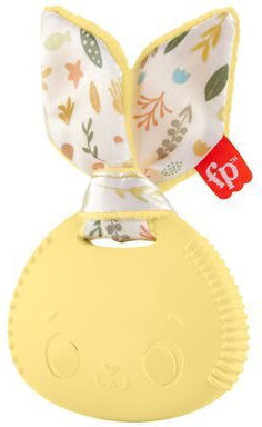 Fisher Price Kaninchen Beißspielzeug für das Zahnen BPA-frei aus Silikon für 3 m+