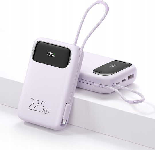 Mcdodo MC-3255 Baterie Externă 10000mAh 22.5W cu Port USB-A și Port USB-C Power Delivery Încărcare Rapidă Violet