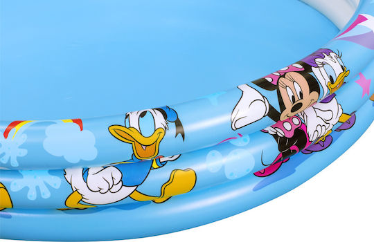 Bestway Piscină Rotundă Pentru Copii 140lt Gonflabilă 122x25cm Albastră Mickey și Prietenii